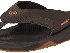 Reef Men’s Sandals, Fanning, Brown/Gum, 11