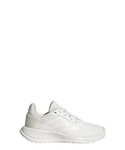 adidas Tensaur Running Shoe, White/White/White, 3 US Unisex Little Kid