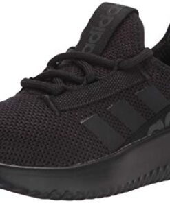 adidas unisex child Kaptir 2.0 Running Shoes, Black/Black/Carbon, 6 Big Kid US