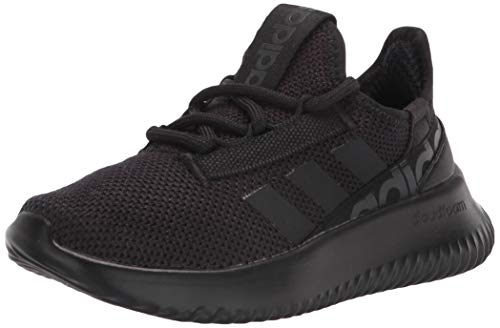 adidas unisex child Kaptir 2.0 Running Shoes, Black/Black/Carbon, 6 Big Kid US
