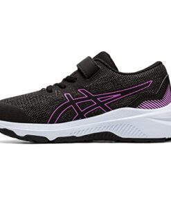ASICS Kid’s GT-1000 11 Pre-School Running Shoes, 1, Graphite Grey/Orchid