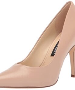 Nine West Women’s Flax Pump, Light Natural, 6.5