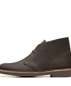 Clarks mens Bushacre 2 Chukka Boot, Beeswax, 10.5 Wide US