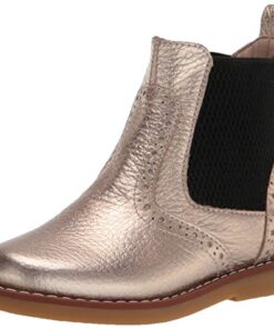 Elephantito Girls European Chelsea Boot, Gold, 11.5 Little Kid