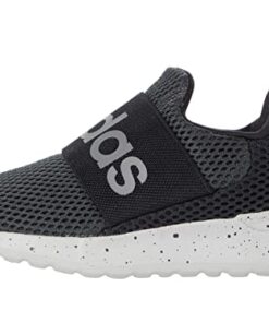 adidas Lite Racer Adapt 4.0 Running Shoes, Grey/Grey/Black, 5 US Unisex Big Kid