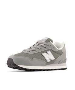 New Balance Kid’s 515 V1 Lace-up Sneaker, Slate Grey/White, 4 Big Kid