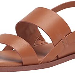 Cole Haan Women’s Flynn Flat Sandal, Pecan Leather, 6