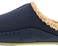 Deer Stags Unisex Nordic Microsuede Slipper / Navy / Men’s 16 US / Wide