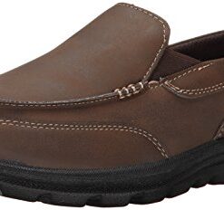 Deer Stags boys Zesty – K loafers shoes, Brown, 4 Big Kid US