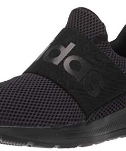 adidas Men’s Lite Racer Adapt 4.0 Running Shoes, Black/Black/Black, 11