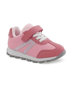 Simple Joys by Carter’s Bailey Athletic Sneaker Running Shoe, Pink, 12 US Unisex Little Kid