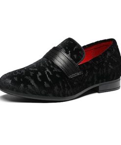 Bruno Marc Boy’s Dress Formal Tuxedo Shoes Slip-on Loafers, Black, Size 6, SBLS2340K