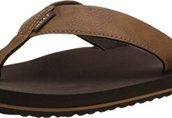 Reef Men’s Sandals Twinpin, Brown, 10