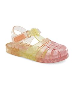 OshKosh B’Gosh girls Os22q01b Sandal, Pink/Coral, 10 Toddler US