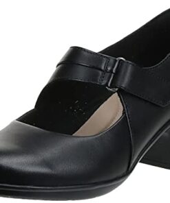 Clarks Women’s Emslie Lulin Pump, Black, US 9