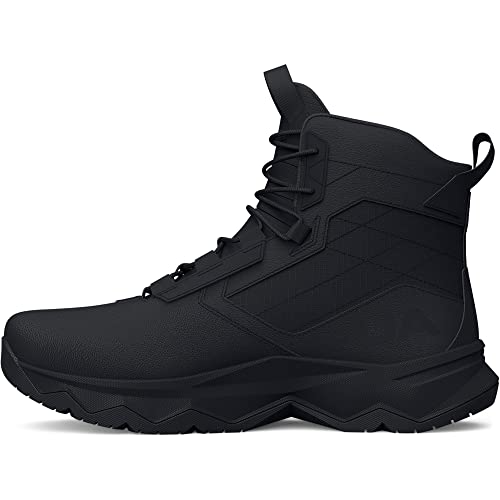 Under Armour Men’s Stellar G2 6″ Lace Up Military and Tactical Boot, (001) Black/Black/Pitch Gray, 10.5