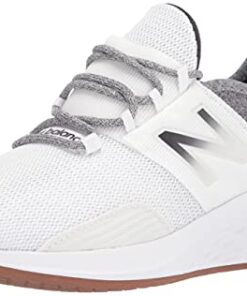 New Balance Women’s Fresh Foam Roav V1 Sneaker, Nb White/Black, 9