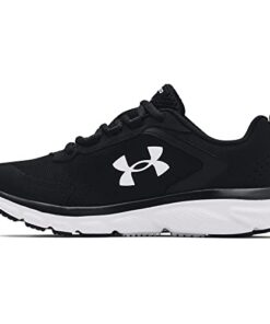 Under Armour Women’s Charged Assert 9, Black (001)/White, 9 M US