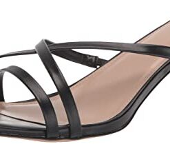 The Drop Women’s Amelie Strappy Square Toe Heeled Sandal, Black, 8