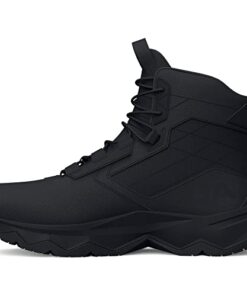 Under Armour Men’s Stellar G2 6″ Lace Up Military and Tactical Boot, (001) Black/Black/Pitch Gray, 8