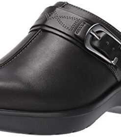 Easy Spirit Women’s Pine Clog, Black 001, 8 Wide