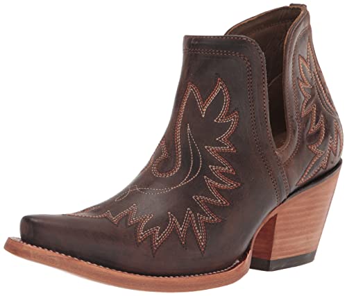 ARIAT womens Dixon Western Boot, Weathered Brown (Retired), 8.5 US
