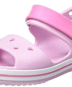 Crocs Kids’ Crocband Sandals, Ballerina Pink, 10 US Unisex Toddler