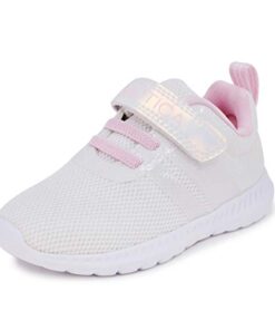 Nautica Kids Girls Boys Fashion Sneaker Athletic Running Shoe with Stap for Toddler and Little Kids-Towhee-White Iridescent-12