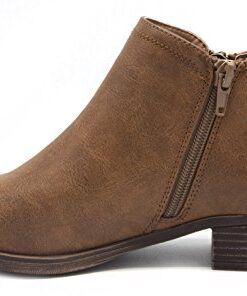 Sugar Women’s Truffle Ankle Bootie Boot with Zipper Closure Brown 8.5