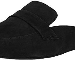 Steve Madden Women’s Flavor Mule, Black Suede, 9 Wide