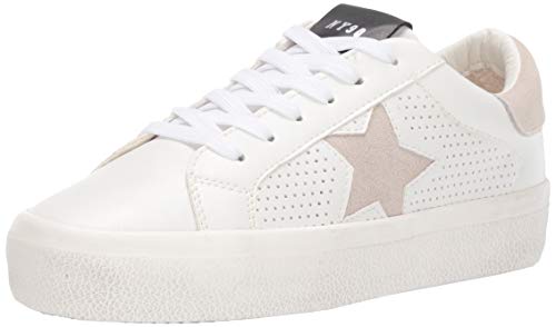 Steve Madden Women’s Starling Sneaker, White Multi, 7