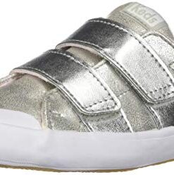 Keds Courtney Hl Sneaker, Silver, 12 US Unisex Little Kid