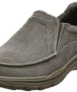Skechers Mens Expected Avillo Slip-on Loafer, Khaki, 11.5 X-Wide US