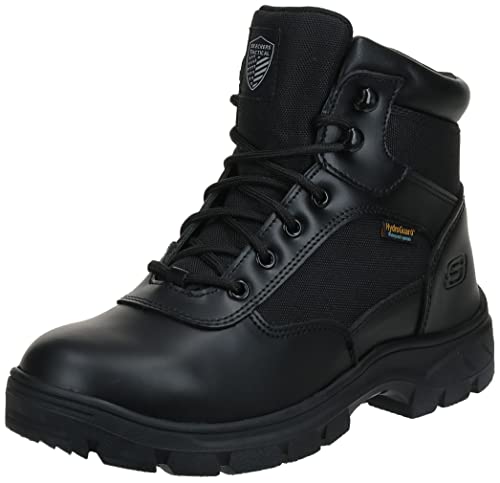 Skechers mens Wascana – Benen Wp Military and Tactical Boot, Black, 15 US