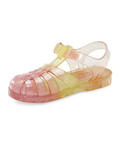 OshKosh B’Gosh Girls Marie Sandal, Pink/Coral, 7 Toddler