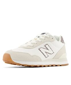 New Balance Women’s 515 V3 Sneaker, Sea Salt/Mahogany, 8