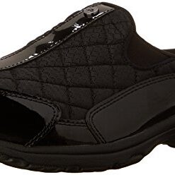 Easy Spirit womens Traveltime12 Mule, Black 966, 8 Wide US