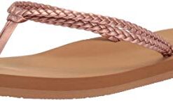 Roxy Women’s Costas Sandal Flip Flop, Rose Gold, 9 M US