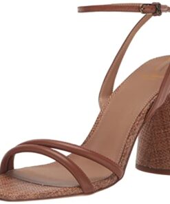 Sam Edelman Women’s Kia Heeled Sandal, Rich Cognac, 7