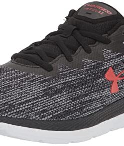 Under Armour Men’s Charged Impulse 2 Knit –Running Shoe, (002) Black/Black/Radio Red, 11