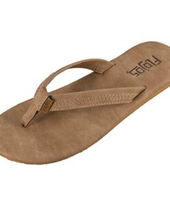 FLOJOS Women’s Claire Flip-Flop, Tan, 8 M US