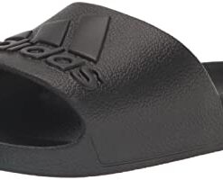 adidas Unisex Adilette Aqua Slide Sandal, Core Black/Core Black/Core Black, 8 US Men