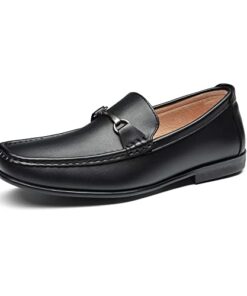 Bruno Marc Men’s Henry-1 Dress Loafers Slip On Casual Driving Shoes for Men Black/Henry-1 Size 10.5 M US