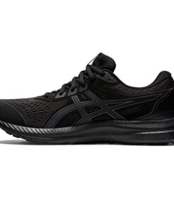 ASICS Men’s Gel-Contend 8 Running Shoes, 14, Black/Carrier Grey