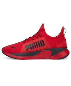 PUMA Men’s Softride Premier Slip On Running Shoe, High Risk Red Black, 11