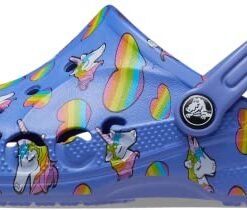 Crocs Kids’ Baya Clog, Lapis/Multi, 8 US Unisex Toddler