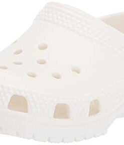 Crocs Kids’ Classic Clog , White/White, 11 Little Kid