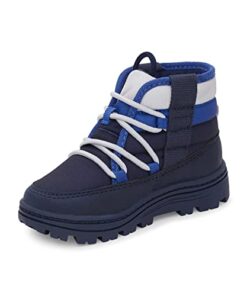 Carter’s Boy’s Fallon Fashion Boot, Blue, 9 Toddler