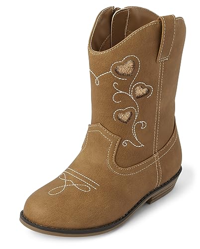 Gymboree,and Toddler Classic Cowgirl Tall Riding Boots,Pink Cowgirl,7 Toddler