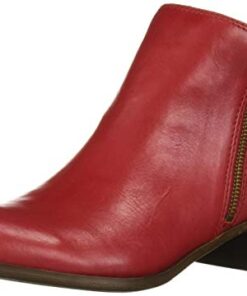 Lucky Brand Women’s Basel Ankle Bootie, Garnet, 8